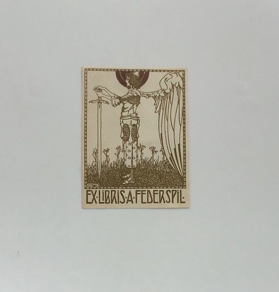 Productafbeelding Ex-libris. A. Federspil.