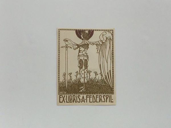 Productafbeelding Ex-libris. A. Federspil.