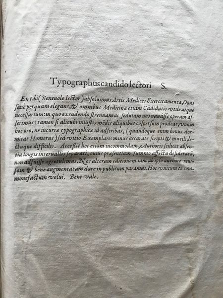 Product image Exercices de médecine. Gulielmus Rheginus XVIe siècle.