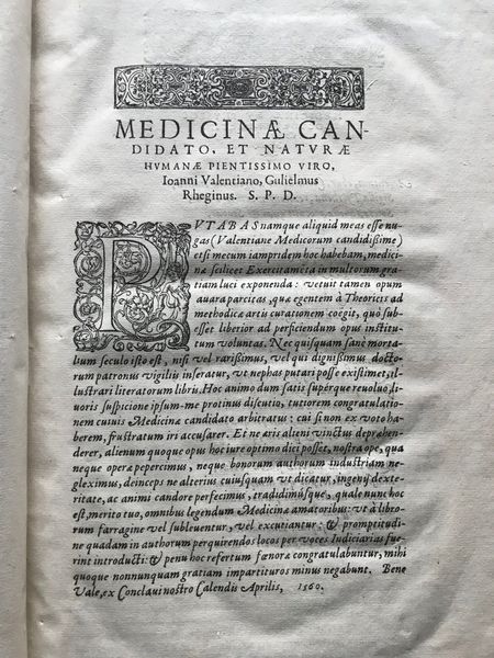 Product image Exercices de médecine. Gulielmus Rheginus XVIe siècle.