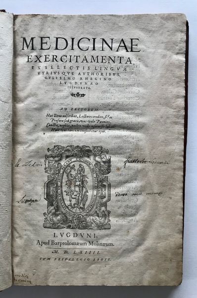 Product image Exercices de médecine. Gulielmus Rheginus XVIe siècle.