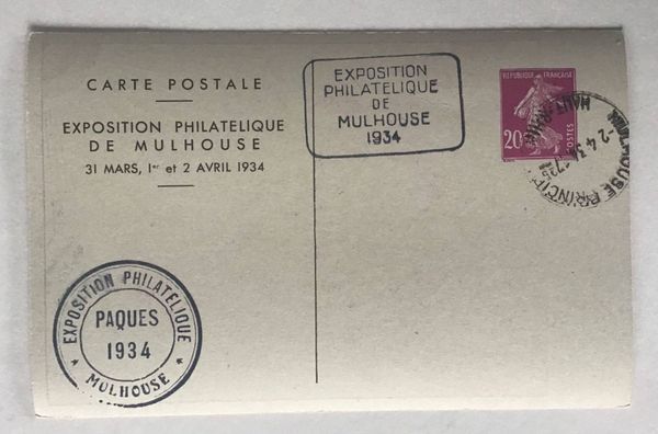 Produktbild Exposition philatélique. Mulhouse.
