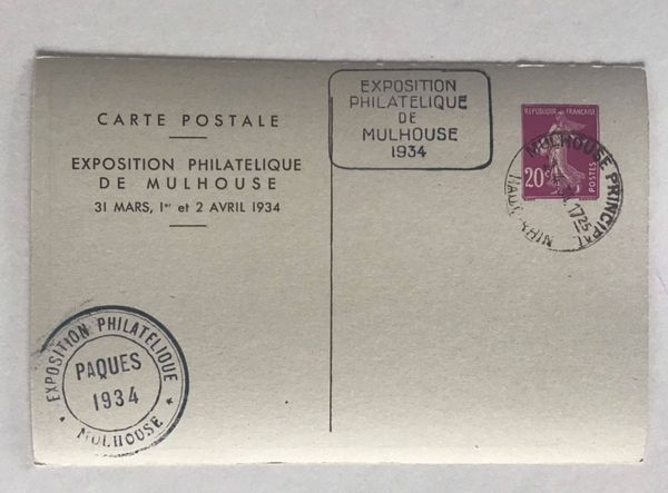 Produktbild Exposition philatélique. Mulhouse.