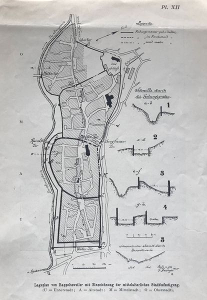Product image F. Jaeger. Die Mittelalterlichen Befestigungswerke der Stadt Rappoltsweiler.