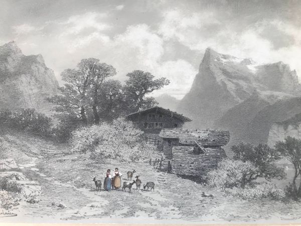 Produktbild F. L. de Niederhäusern. Les gardiennes de chèvres.