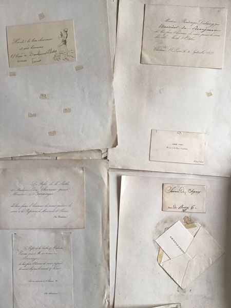 Produktbild Factures autour de 1900 et cartes de visite.