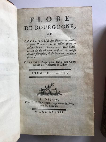 Productafbeelding Flore de Bourgogne. 1782.