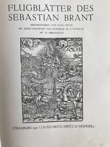 Productafbeelding Flugblätter des Sebastian Brant.