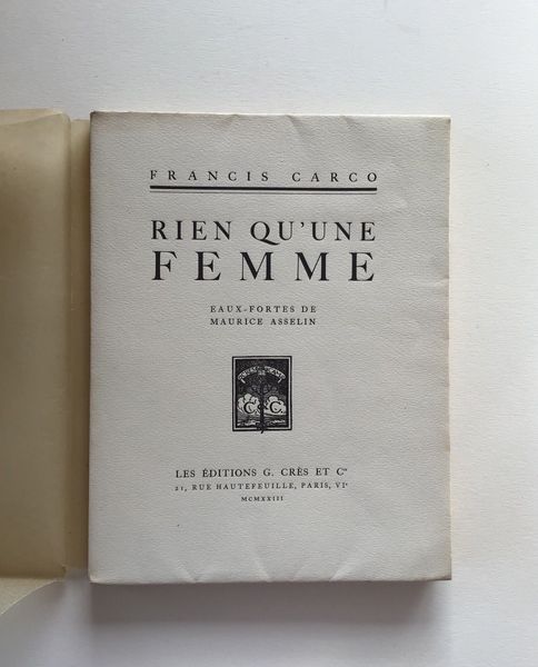 Produktbild Francis Carco. Rien qu'une femme.