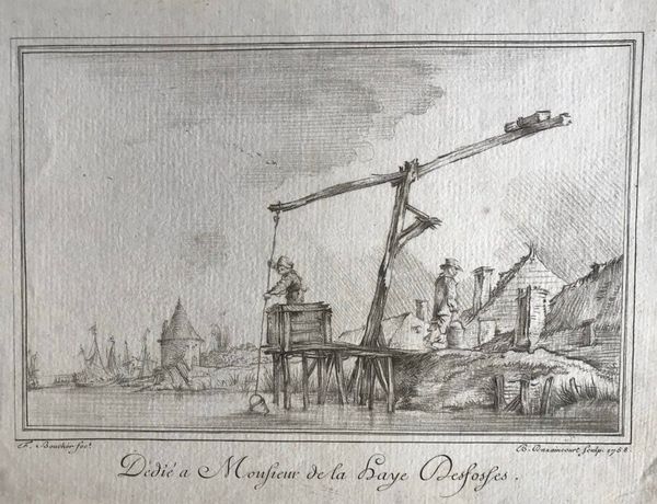 Productafbeelding François Boucher. Gravé par Blondel Dazaincourt. 1758.