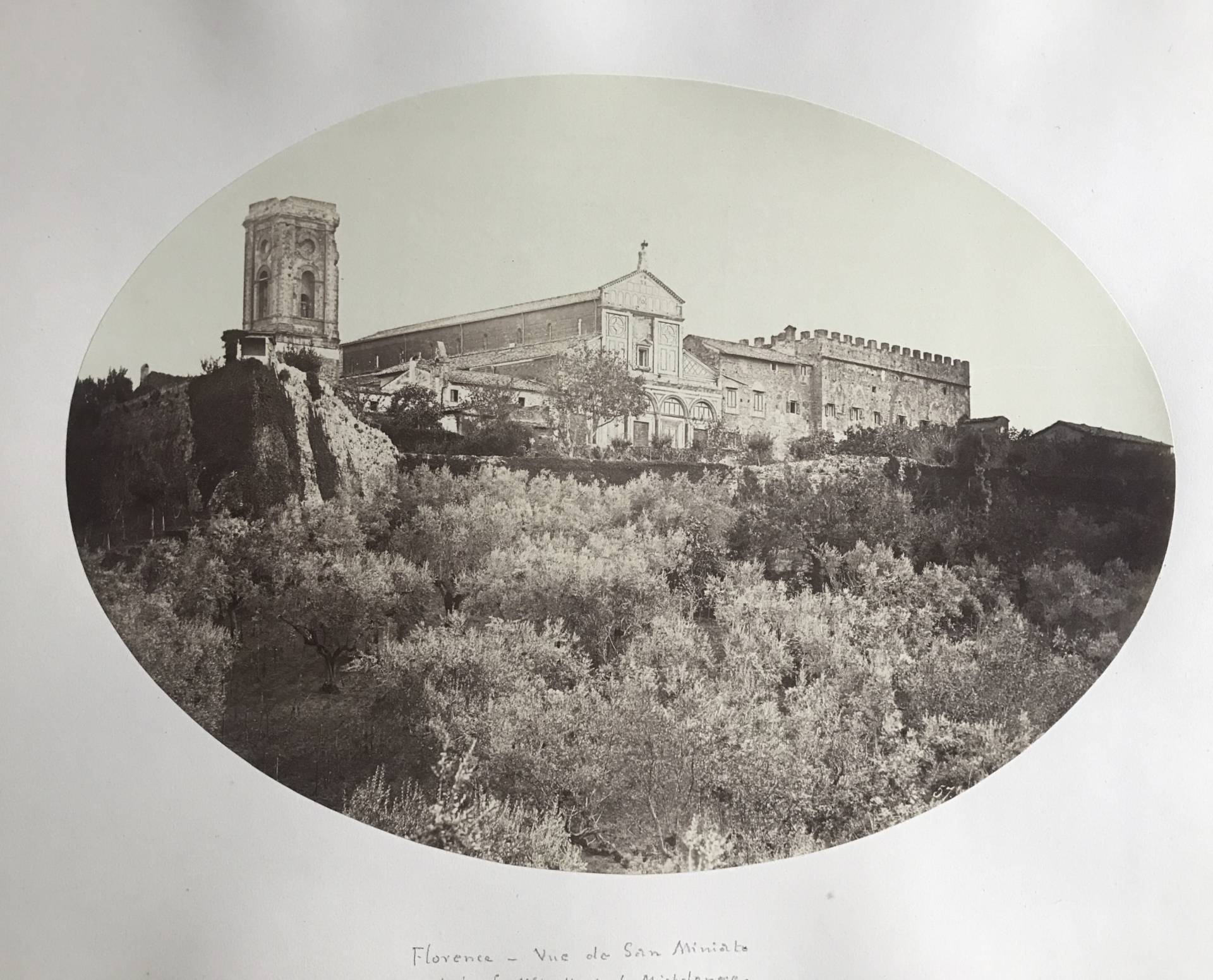 Produktminiatur Fratelli Alinari. Florence. Vue de San Miniato et des fortifications de Michel-Ange.