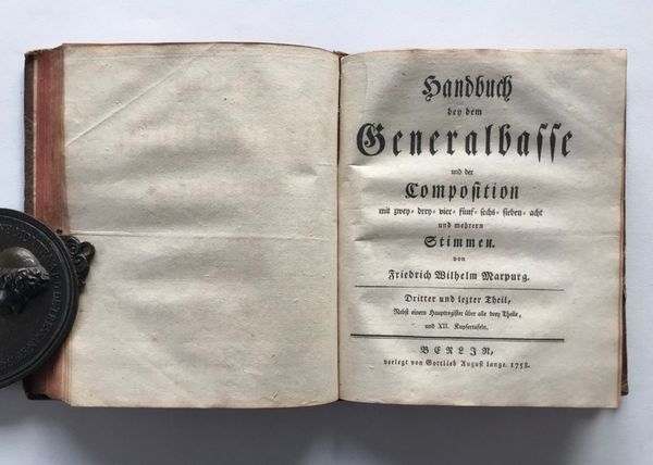 Produktbild Friedrich Wilhelm Marpurg. Handbuch bey dem Generalbasse und der Composition.