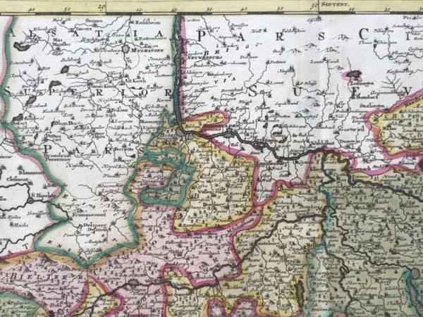 Productafbeelding G. Valk. Carte générale de la Suisse.