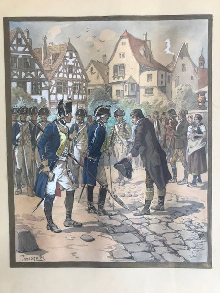 Productafbeelding Ganier Tanconville. Dessin original.
