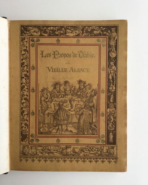 Image du produit Gastronomie. Propos de table de la vieille Alsace.