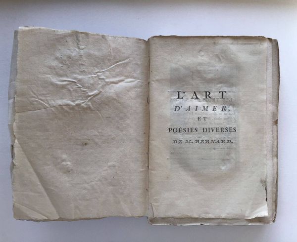 Productafbeelding "Gentil Bernard". l'Art d'aimer, et poésies diverses.