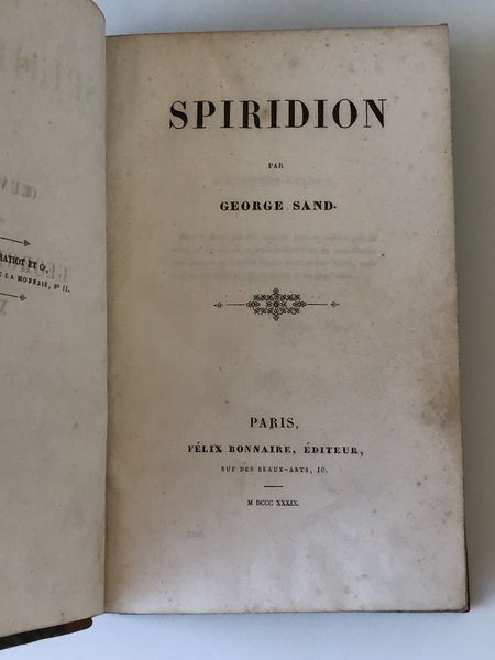 Productafbeelding George Sand. Spiridon.