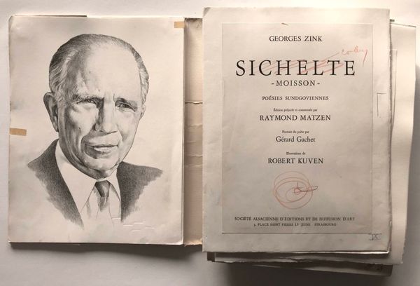 Productafbeelding Georges Zink. Sichelte. Moisson. Poésies sundgoviennes.