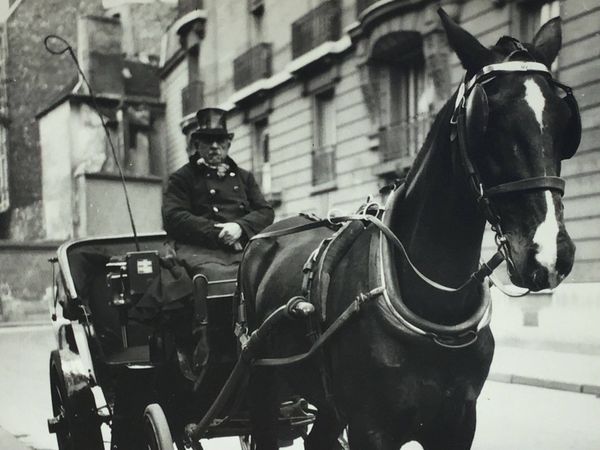 Image du produit Germaine Krull. Fiacre et cocher. Paris 1925.