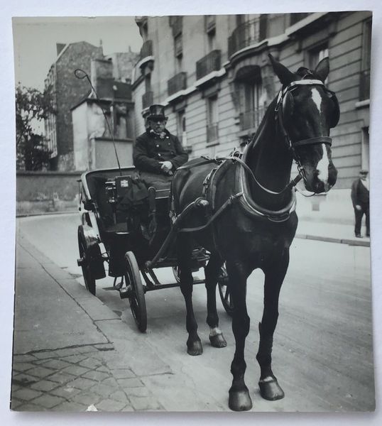 Image du produit Germaine Krull. Fiacre et cocher. Paris 1925.