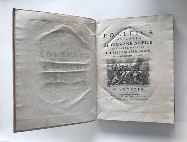 Productafbeelding Giuseppe Maria Sardi. La Politica insegnata al Giovane Nobile.