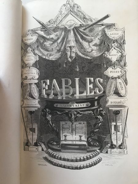 Produktbild Grandville. Fables de La Fontaine.