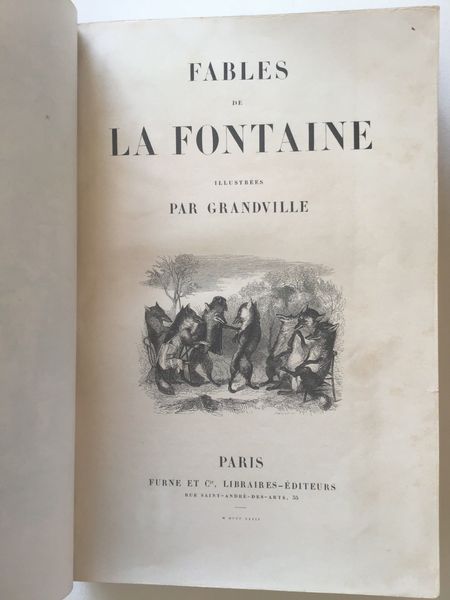 Produktbild Grandville. Fables de La Fontaine.