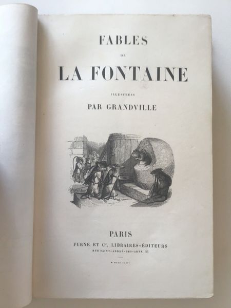 Produktbild Grandville. Fables de La Fontaine.