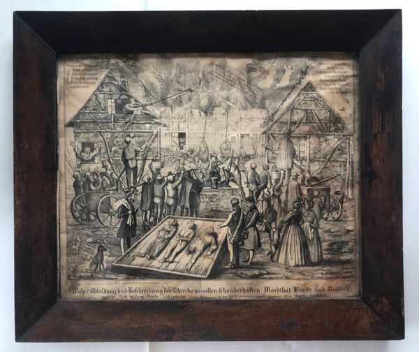 Produktbild Gravure d'actualité. Incendie criminel à Zillisheim.
