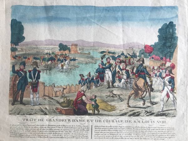 Image du produit Gravure d'actualité. Louis XVIII. 1796.