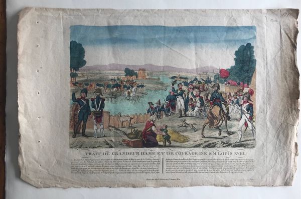 Image du produit Gravure d'actualité. Louis XVIII. 1796.