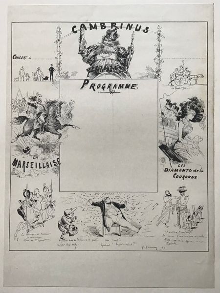 Image du produit Grimoin. Cambrinus. Composition pour un programme de concert.
