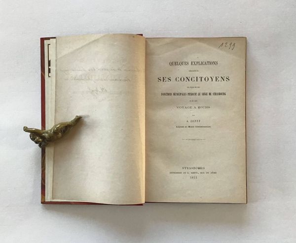 Product image Guerre de 1870. Strasbourg. Deux témoignages.
