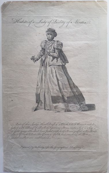 Image du produit Habits of a Lady of Quality of Alsatia.