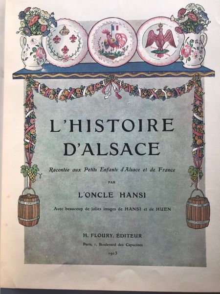 Produktbild Hansi. L'histoire d'Alsace.