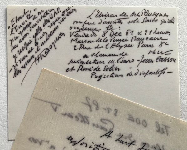 Productafbeelding Henry de Waroquier. Autographes.