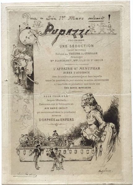 Productafbeelding Henry Somm. Pupazzi. (Lemercier de Neuville).