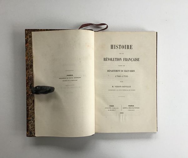 Productafbeelding Histoire de la révolution dans le département du Haut Rhin.