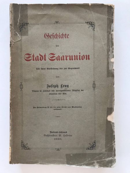 Product image Histoire de la ville de Sarre Union.