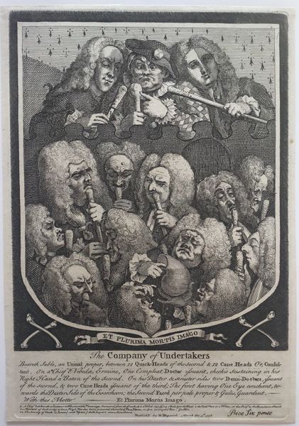 Produktbild Hogarth. The Company of Undertakers.