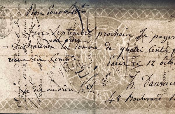 Productafbeelding Honoré Daumier. Bon pour 400 francs.