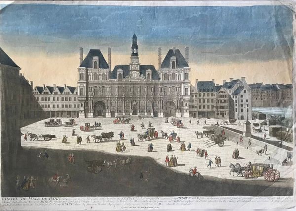 Produktbild Hôtel de Ville de Paris. Vue d'optique.