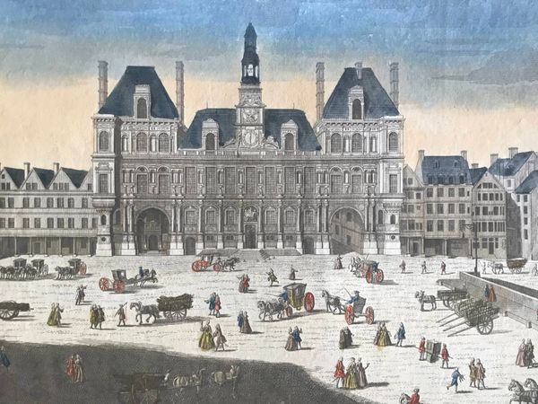 Produktbild Hôtel de Ville de Paris. Vue d'optique.