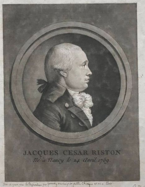 Productafbeelding Jacques César Riston. Physionotrace de Quenedey.