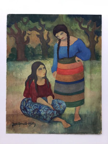 Productafbeelding Jane Arnold-Hirtz. Gouache.