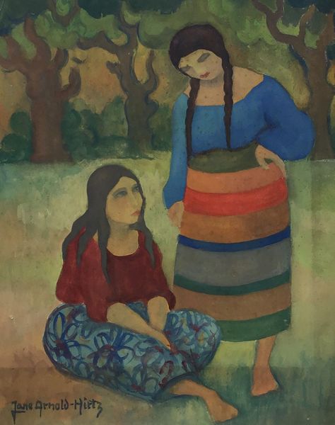 Productafbeelding Jane Arnold-Hirtz. Gouache.
