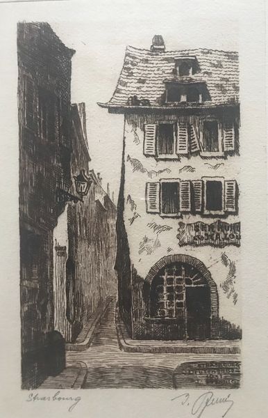 Produktbild Jean Georges Pfennig. Drusengasse. Strasbourg.