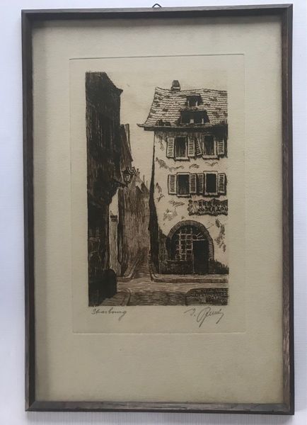 Produktbild Jean Georges Pfennig. Drusengasse. Strasbourg.