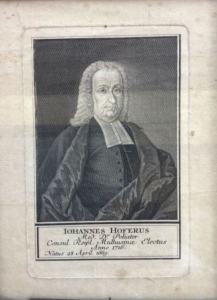 Image du produit Jean Hofer. Médecin et consul de Mulhouse. Inventeur de la nostalgie.