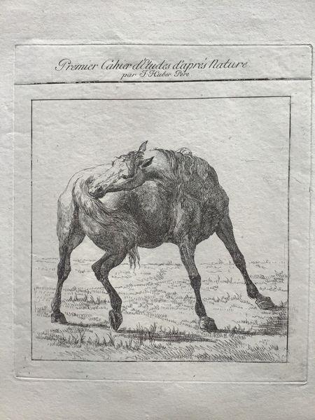 Productafbeelding Jean Huber père. Premier cahier d'études d'après nature. 9 planches dont la planche de titre.